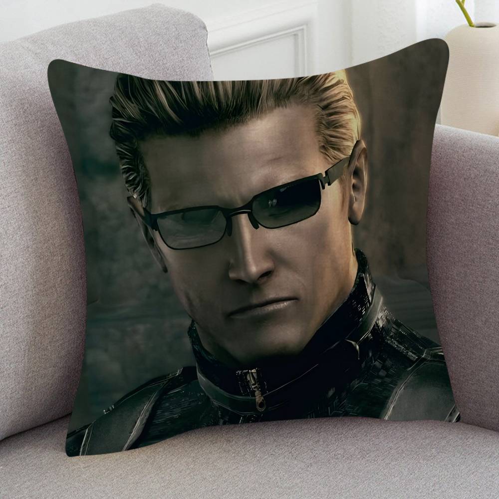 GAME Resident Evil Cushion Cover Car Throw Pillow Case For Sofa Car Christmas Gift xcm xcm