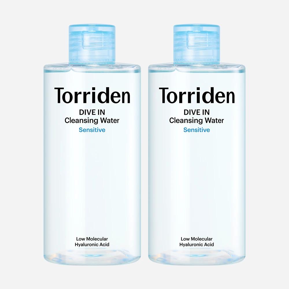 [Pack of 2] Dive-in Low Molecular Hyaluronic Acid Cleansing Water Sensitive 400ml