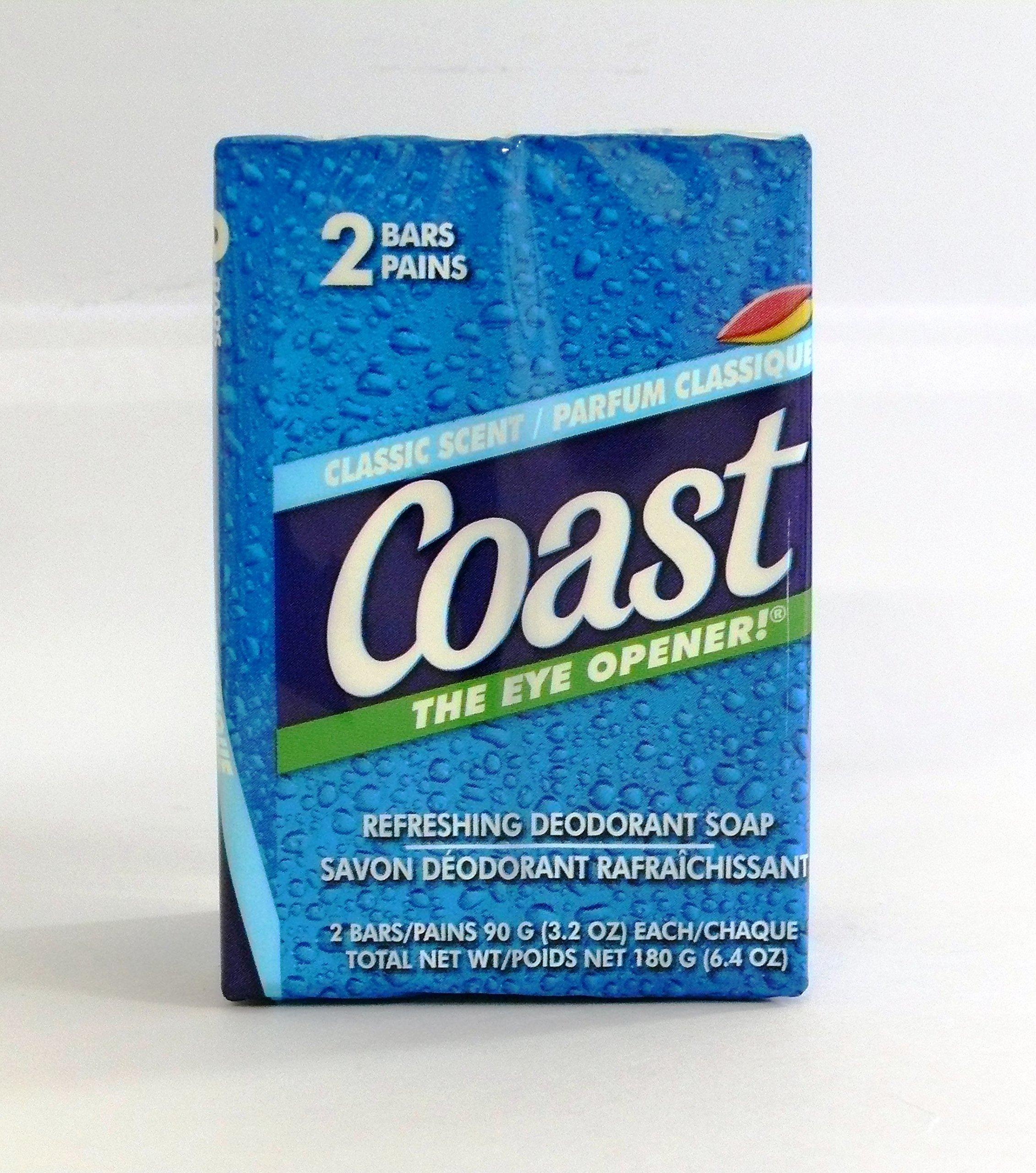 

Мыло Coast Bar Soap Classic Scent 90 г 2 шт.