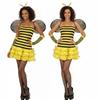 Bees Costume Accessories Set Bees Antenna Headband Tutus Dress Butterfly Wing Cosplay Halloween Costume for Adult Women