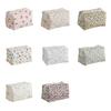 Large Capacity Cosmetic Bag Quilted Makeup Storage Bag Aesthetic Toiletry Bag  Travel