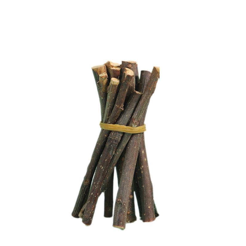 100g Hamster Sweet Bamboo Stick Molar Stick Toys Apple Twig Rabbit Dutch Pig Chewing Twig Nibble Small Pet Toy Dried Molar Toys