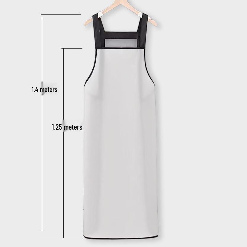 Waterproof Oil Apron - Adult Size for Kitchen, Seafood Cooking, Dishwashing, and Restaurant Work