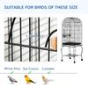 1.53 M Bird Cage Pet Viary Feeding Stand With Wheels Perch
