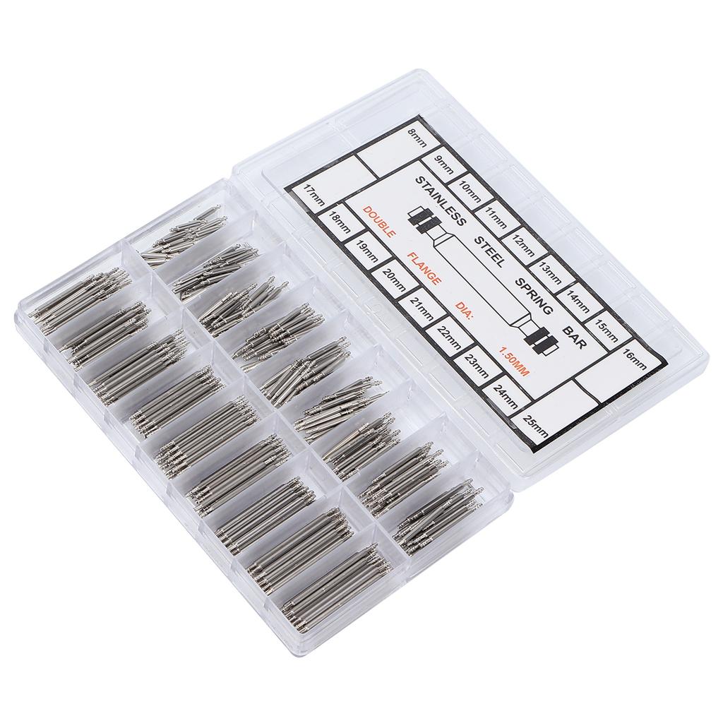 360pcs Strap Link Pins Watch Strap Quick Release Spring Bars for Watchband Replacement Watch Repair