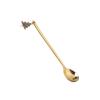 6pcs/set Stainless Steel Christmas Spoons Xmas Party Tableware Ornaments