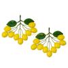 92MF Eye Catching Fake Lemon String Fake Fruit Props for Home and Product Showcasing