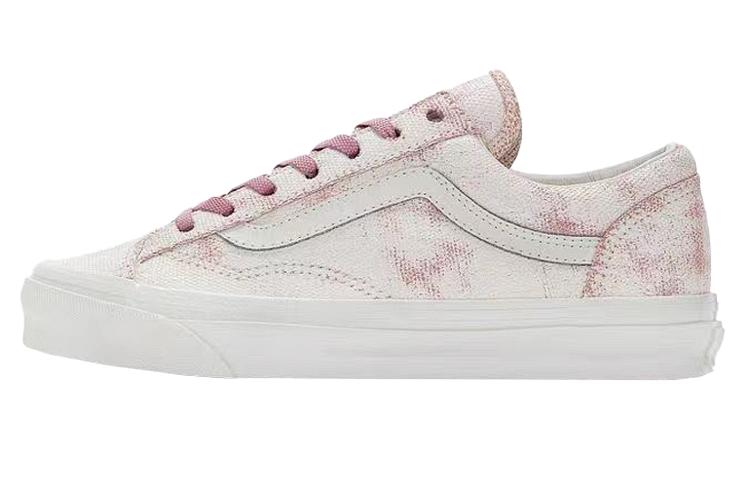 Vans OG Style 36 LX Distress White Pink 36
