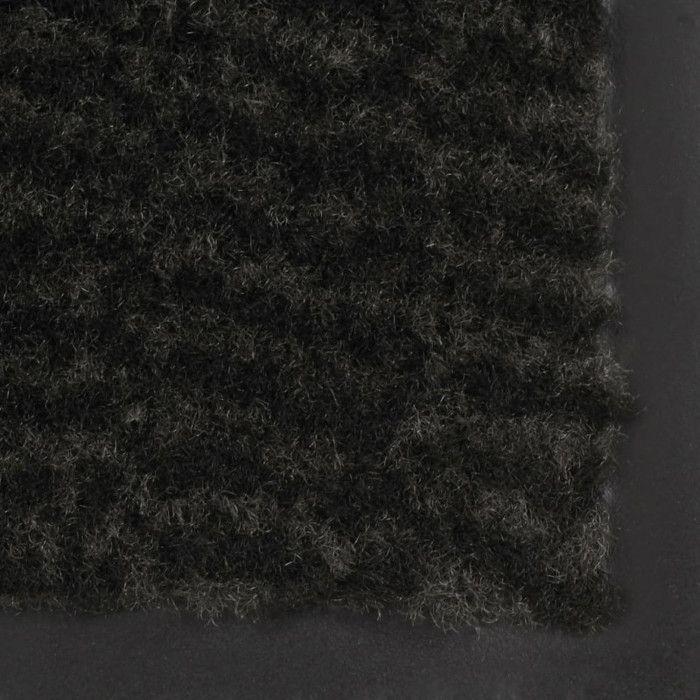 VidaXL Paillasson rectangulaire 40 x 60 cm Noir