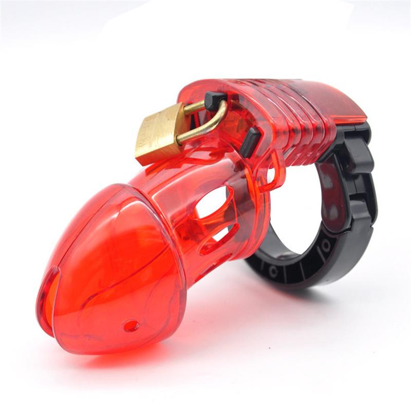 Lockable Cock Cage Penis Rings Male Chastity Device Scrotum Restraints Slave Adult Games Sex Toys For Men Gay