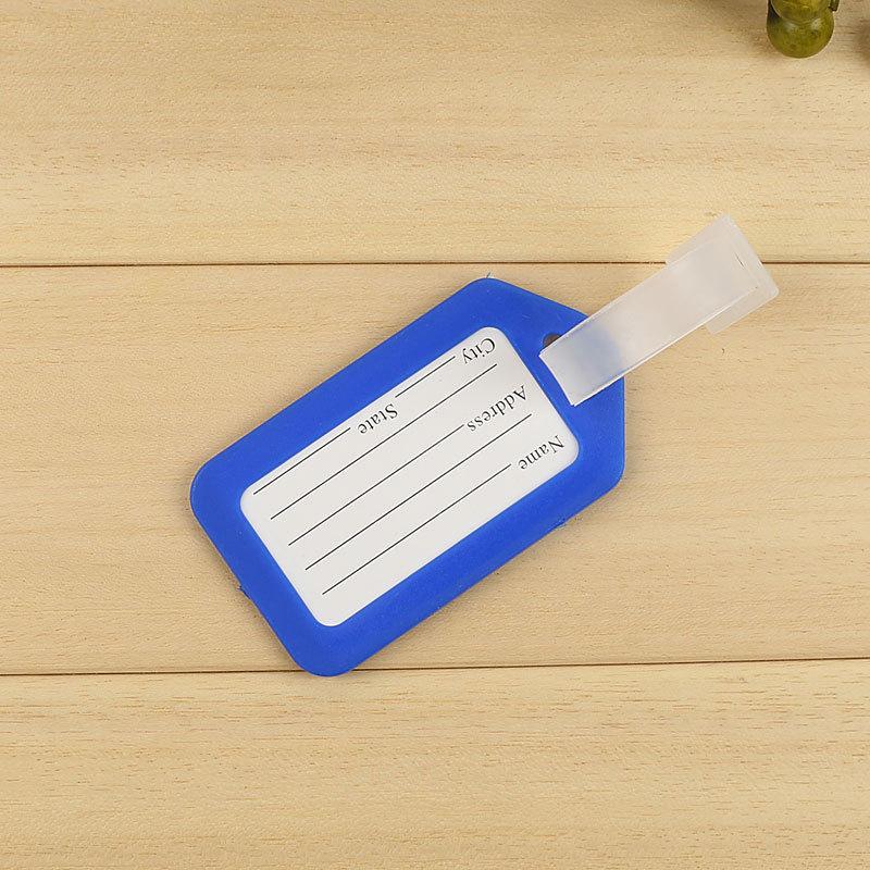 PP Plastic Airplane Boarding Pass Luggage Tag - Suitcase & Bag Name Label Accessory