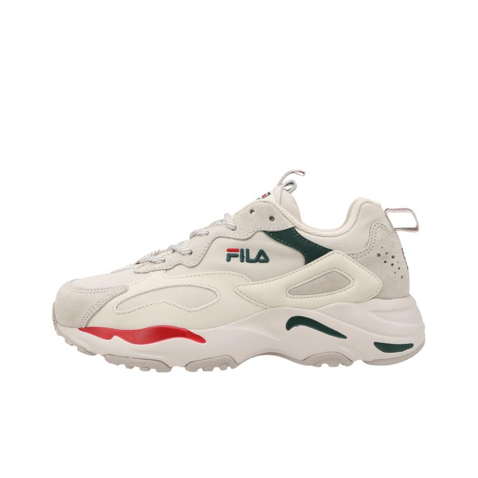 Fila Ray Tracer Unisex Grey Green Red 1RM01153-926 37.5