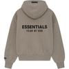Fear of God Essentials Essentials Classic Zip-Up Hoodie Homestead Heather Men Tops Tan 192AS252072F