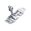 Metal Roller Presser Foot Attachment Sewing Machine Roller Presser Foot for Thick Leather Canvas Fabric Sewing Project