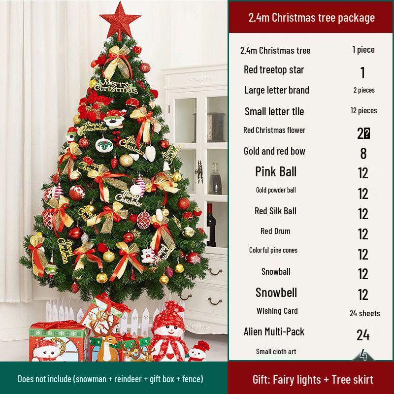 Premium Dense Christmas Tree - 1.5m to 3m - High-End Holiday Decoration