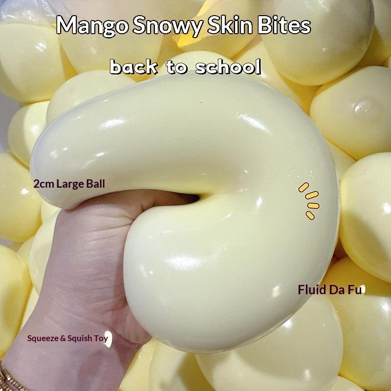 Taba Squishy Butter Cheese Squeeze Ball Shapeable Stress Relief Soft Sensory Fidget Large Size Relaxing Slow Rebound Vent Toy