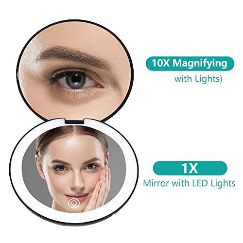 Trending Products for Women Beauty Skin Care Rechargeable Customization Makeup Tools Portable Handheld Makeup Gift Mirror