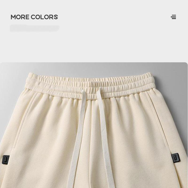 Spring and Autumn Fashion Men's Leggings, Plus Size Men's Pants, Loose Casual Sweatpants Straight Tube Pants