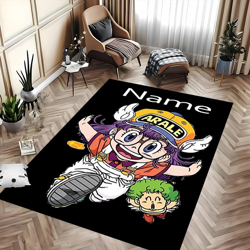 Custom personalization Arale Norimaki Area Rug - Perfect For Kitchen, Bathroom,Laundry Room Decor Large Size Available,Gift All Seasons