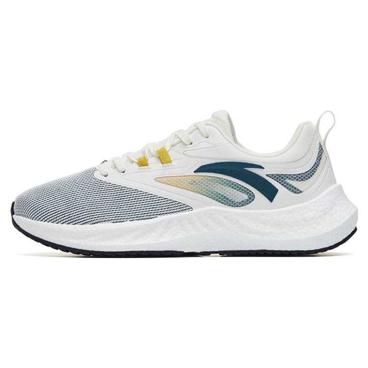 

new Anta Martian Foam Cushioning Breathable Lightweight Wear Resistant Low Top Running Shoes Men s White Green 43