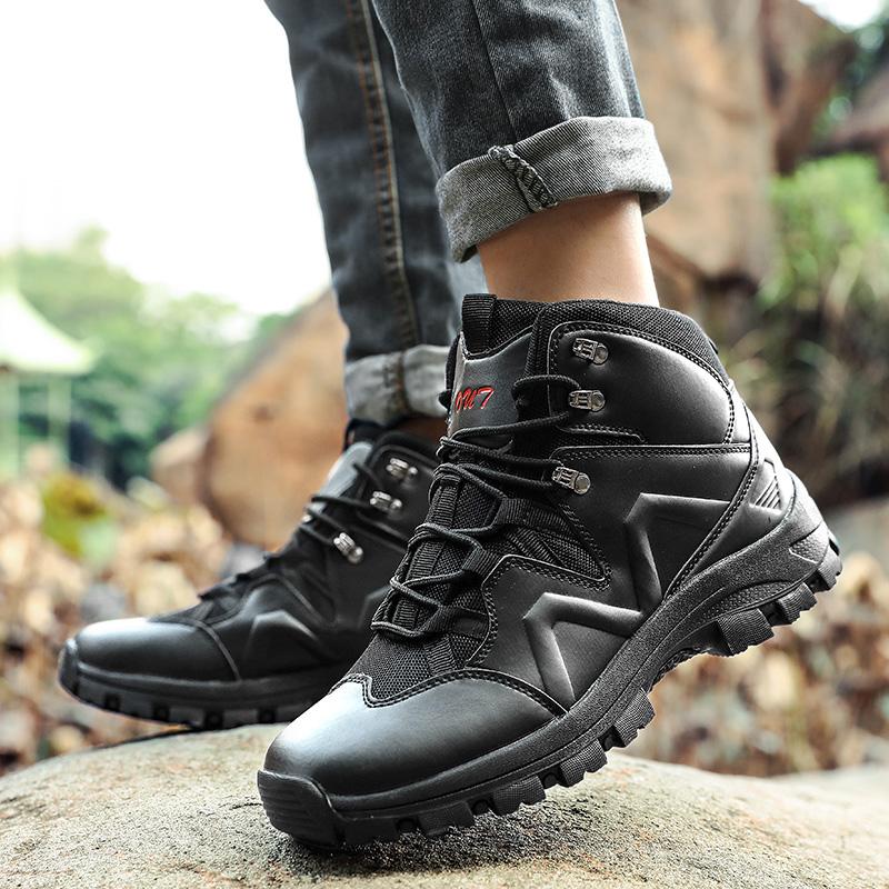 Brand Men's Military Boots Combat Mens Non-slip Ankle Desert Boot Tactical Army Snow Boots Men Outdoor Sneakers Hiking Shoes
