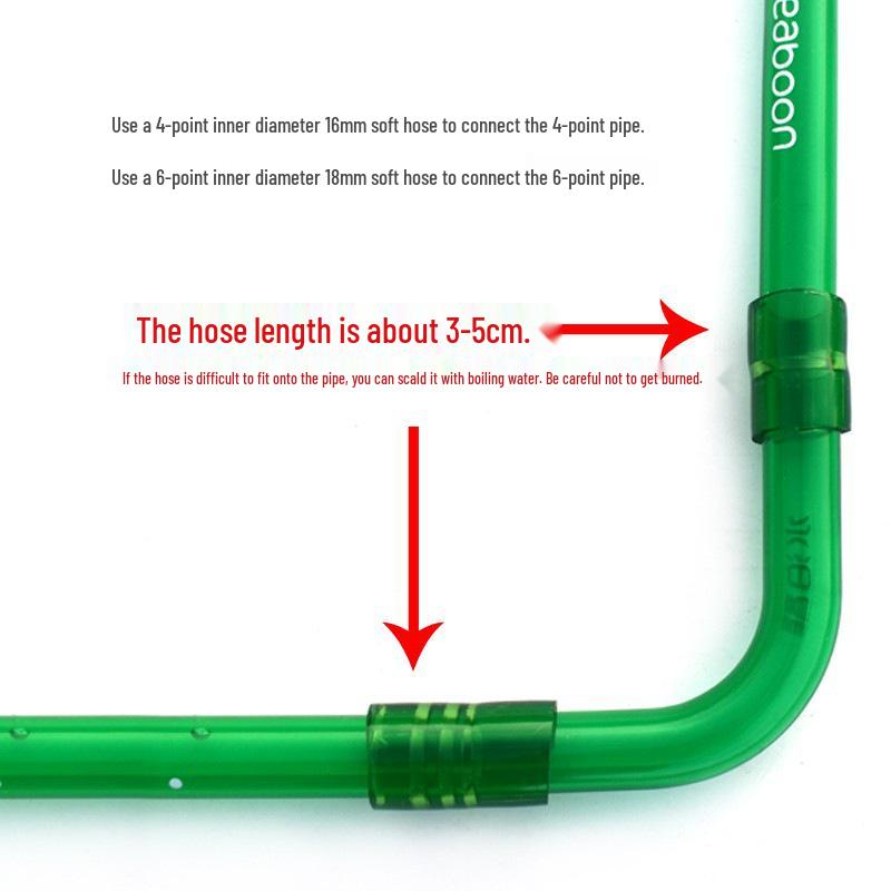 Dragon Drip Fish Tank DIY Water Feature: Rain Tube, Dry-Wet Separation, Aquarium Inlet/Outlet Sprinkler Pipe