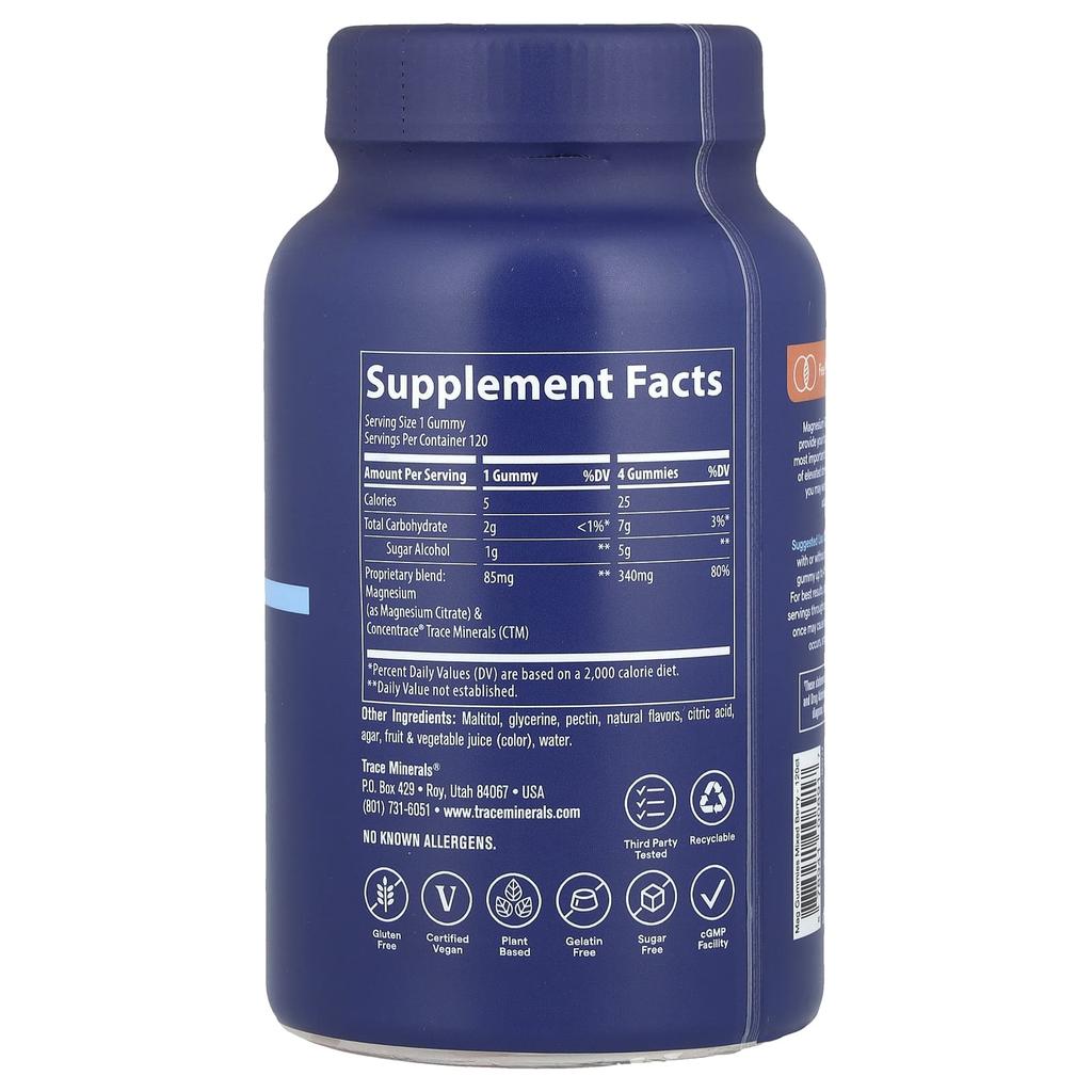 Magnesium Gummies, Mixed Berry, 120 Gummies