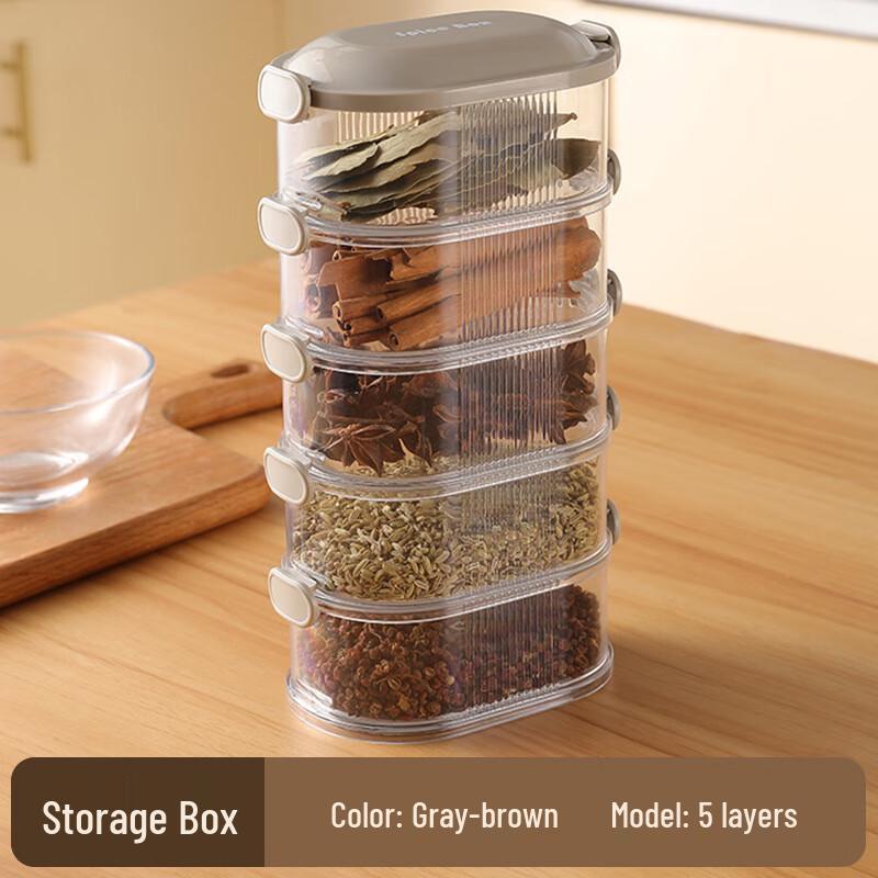 Xuanyong 5-Tier Spice Storage Box