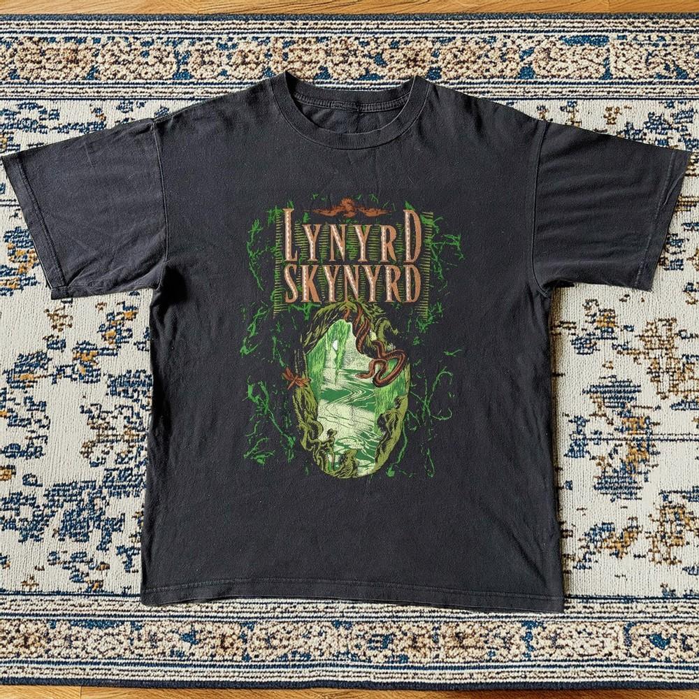 

Vintage 1993 Lynyrd Skynyrd World Tour Unisex Black TShirt Size S5XL Unisex T-Shirt XL