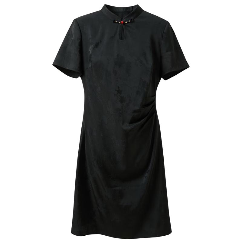 Sancai Plus Size Summer Chinese Style Qipao Dress L