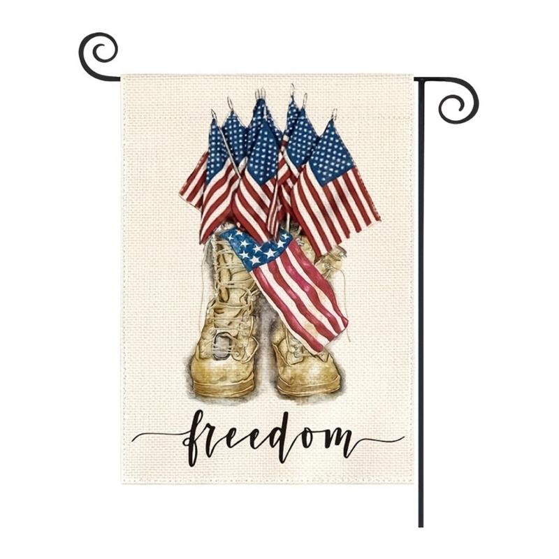 American Garden Flag Independence Memorial Day Yard Flag Outdoor Decorations