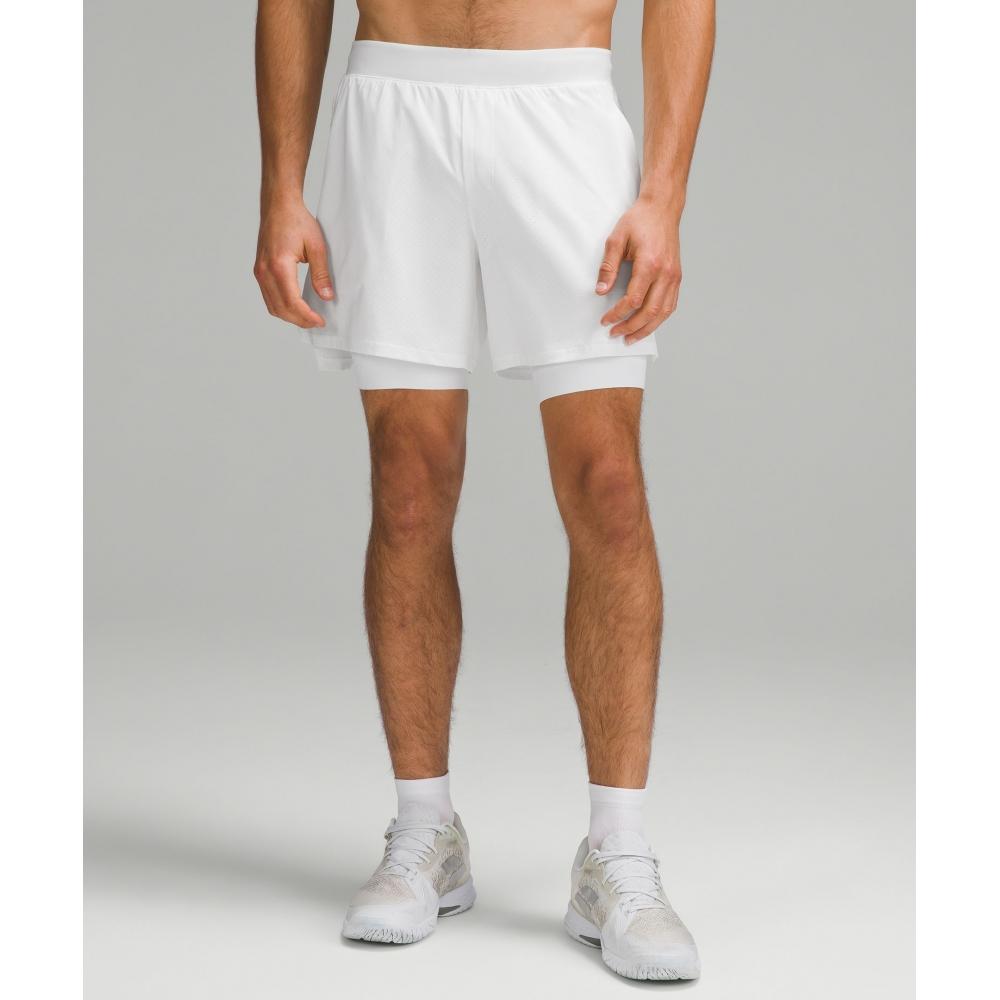 

Lululemon Vented Tennis Short 6 White XXL