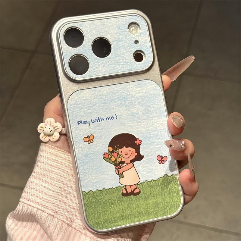 Bouquet Boy for iPhone 17 Mobile Phone Case iPhone16/14PLUS Seconds To Change Windows 13 Cute 12pro