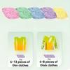 100pack Laundry Beads Premium Fragrance Long-lasting Scent Gentle Odor Remover Fabric Softener & Freshness Clothes Cleaning Pods