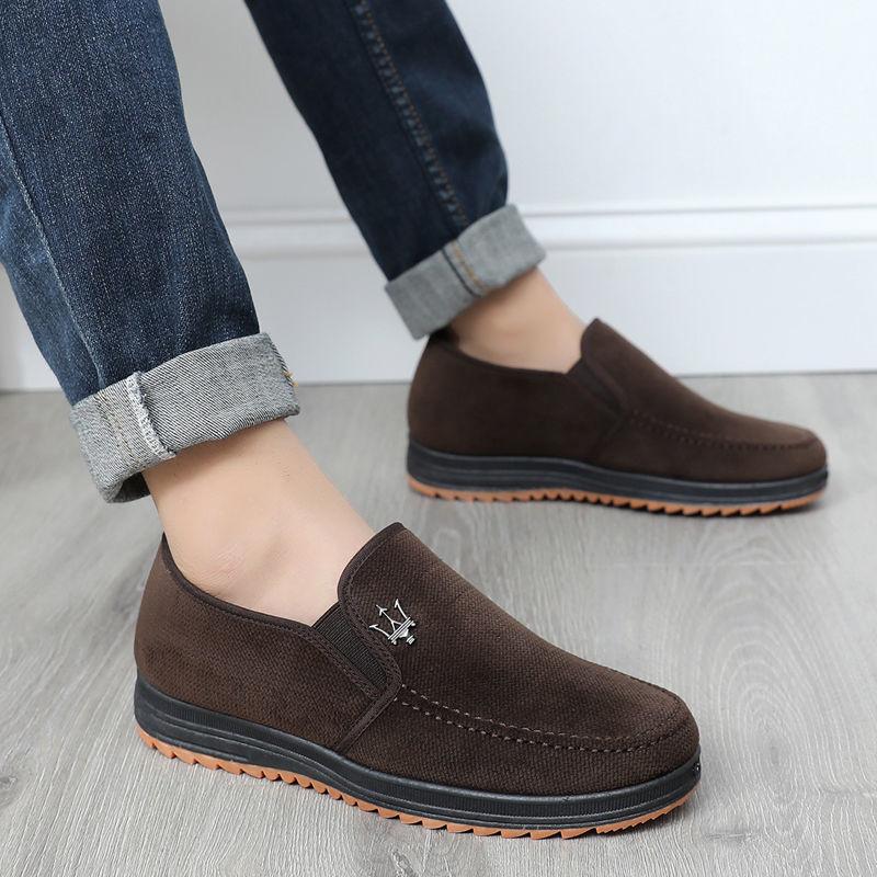 New Cotton Shoes for The Middle-aged and Elderly, Fleece Warm Cloth Shoes, Casual Shoes