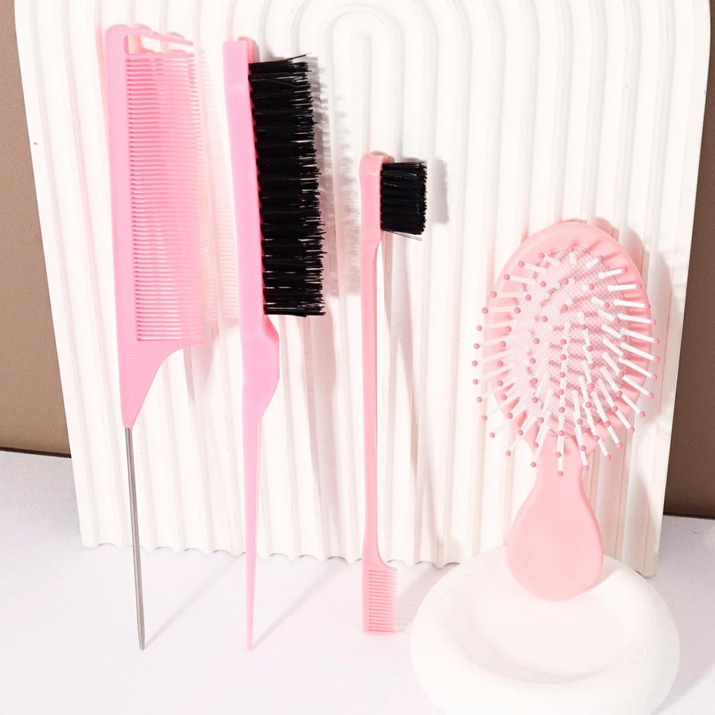 4pcs Styling Comb Set, Suitable for Combing Hair, Suitable for Home Hairdressing, Special for Real Hair Wigs