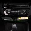 ABS Auto Center Console CD Panel Storage Box Stowing Tidying Sticker Car Interior Accessories Decoration For BMW X1 F48 2016-21