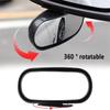 1pc Universal Car Mirror 360° Adjustable Wide Angle Side Rear Mirrors blind spot Snap way for Parking Auxiliary Rear View Mirror