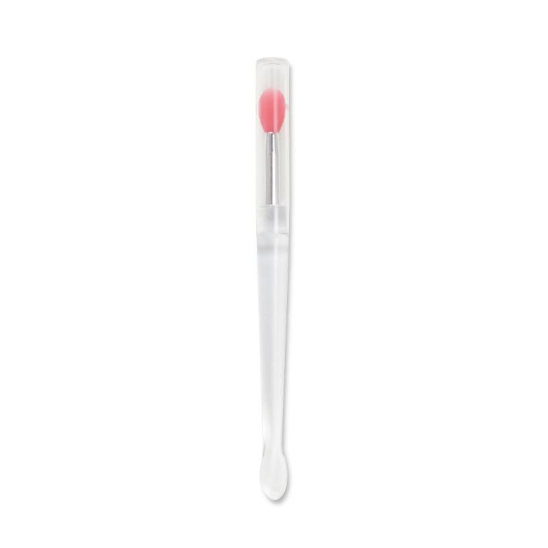 Portable Mini Lip Brush with Soft Bristles, Dustproof Cover, Non-Disposable Lipstick and Lip Mask Applicator.