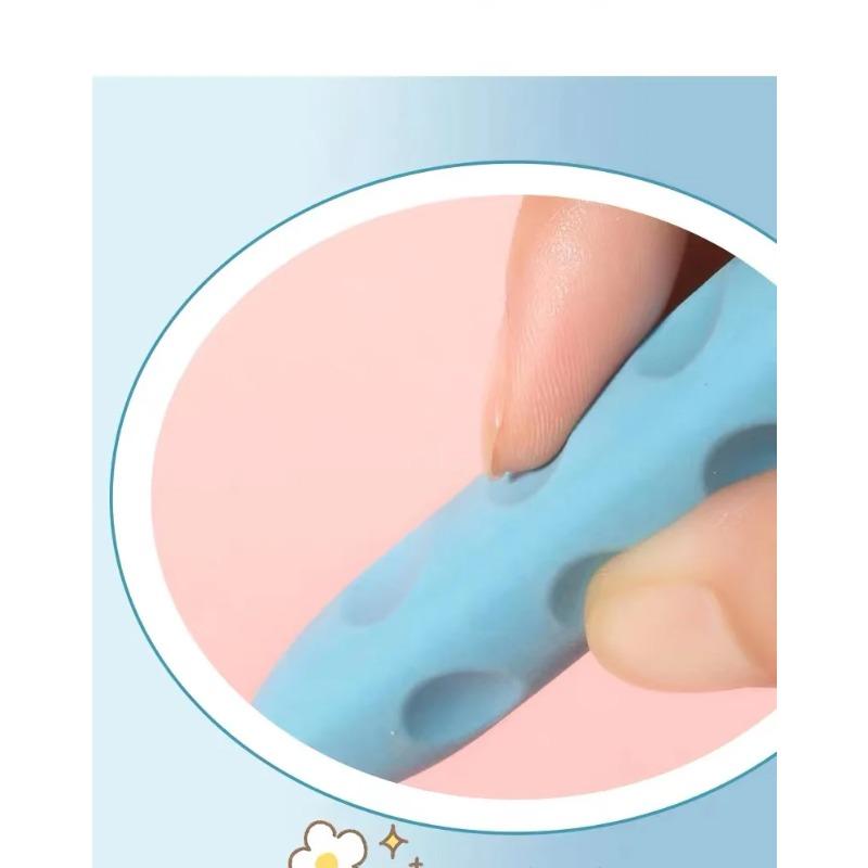 3PCS/Box Primary School Students Hole Eraser, Clean Large Eraser for Art, No Residue & No Crumbs, Gentle on Paper