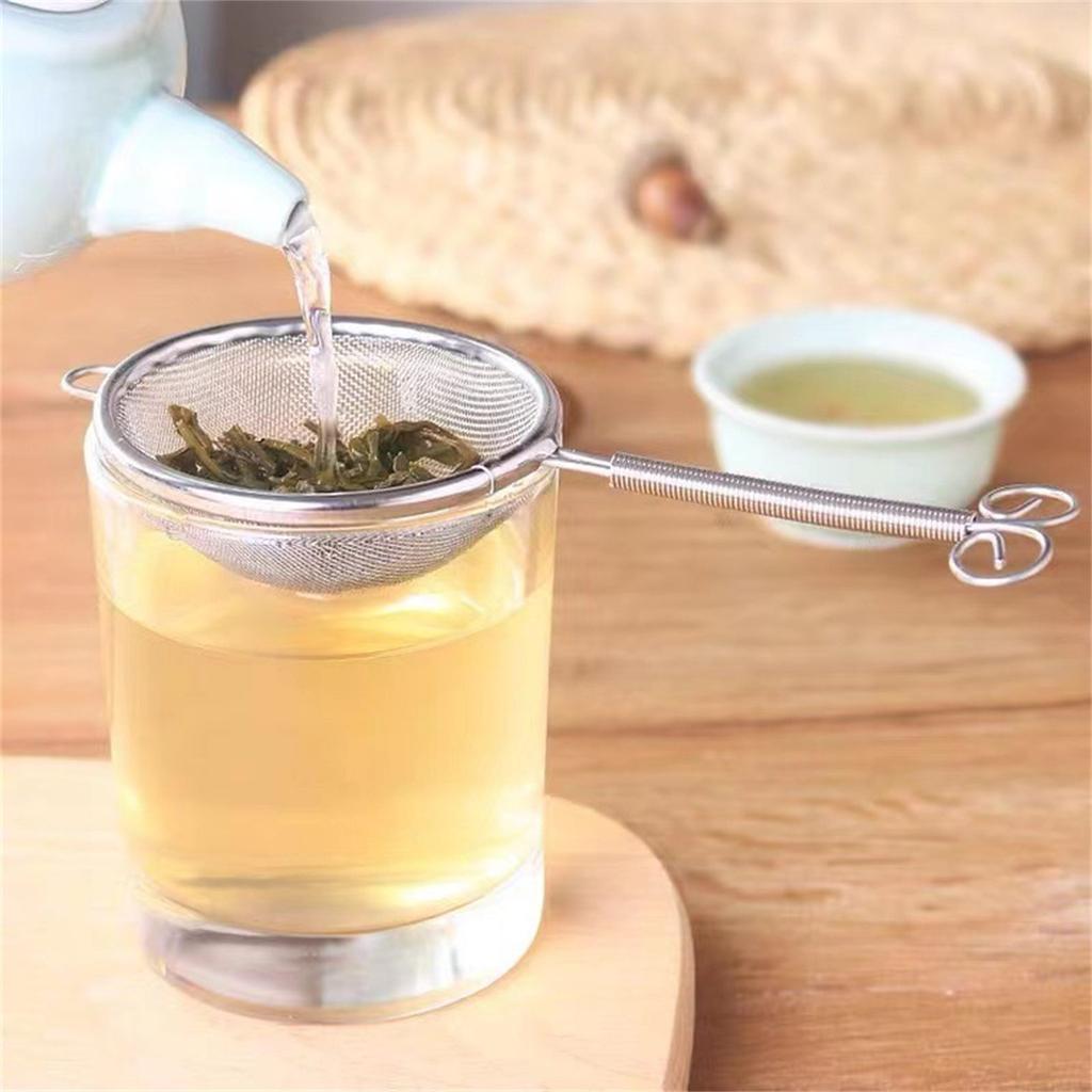 Durability Teas And Sugar Powder Strainer Premium Stainless Steel Fine Meshes Filter For Smooth Brewing Dishwasher Safe