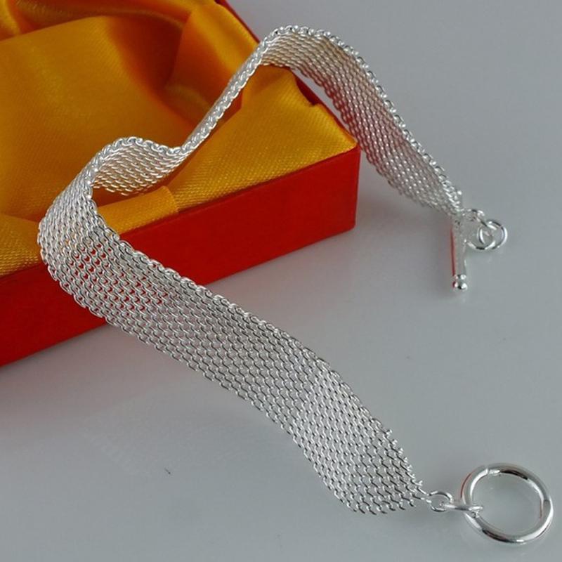 Jewelry Arrivals New Sterling Silver Wide Classic Menwomens Bracelet Bangle