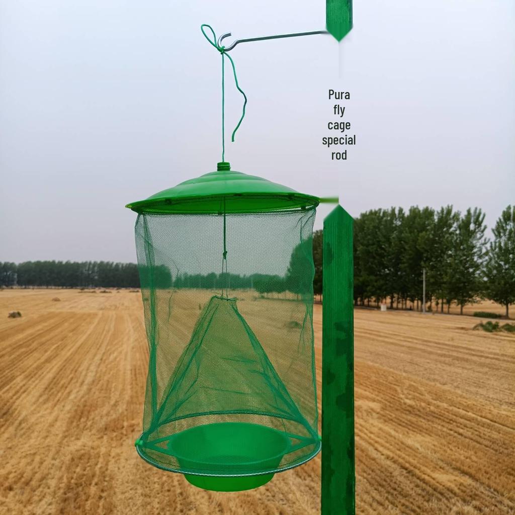 Hanging Outdoor Fly Trap Cage - Effective Fly Catcher & Killer