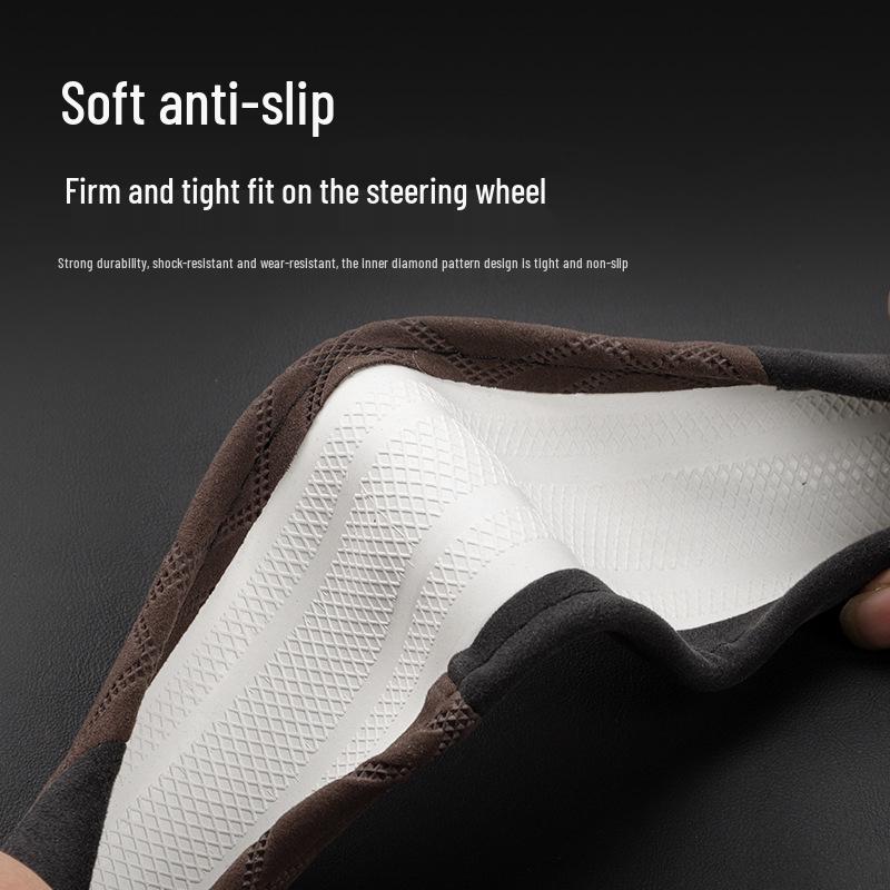 2025 Changan Deepal S05 Ultra-Thin Suede Plush Winter Steering Wheel Cover