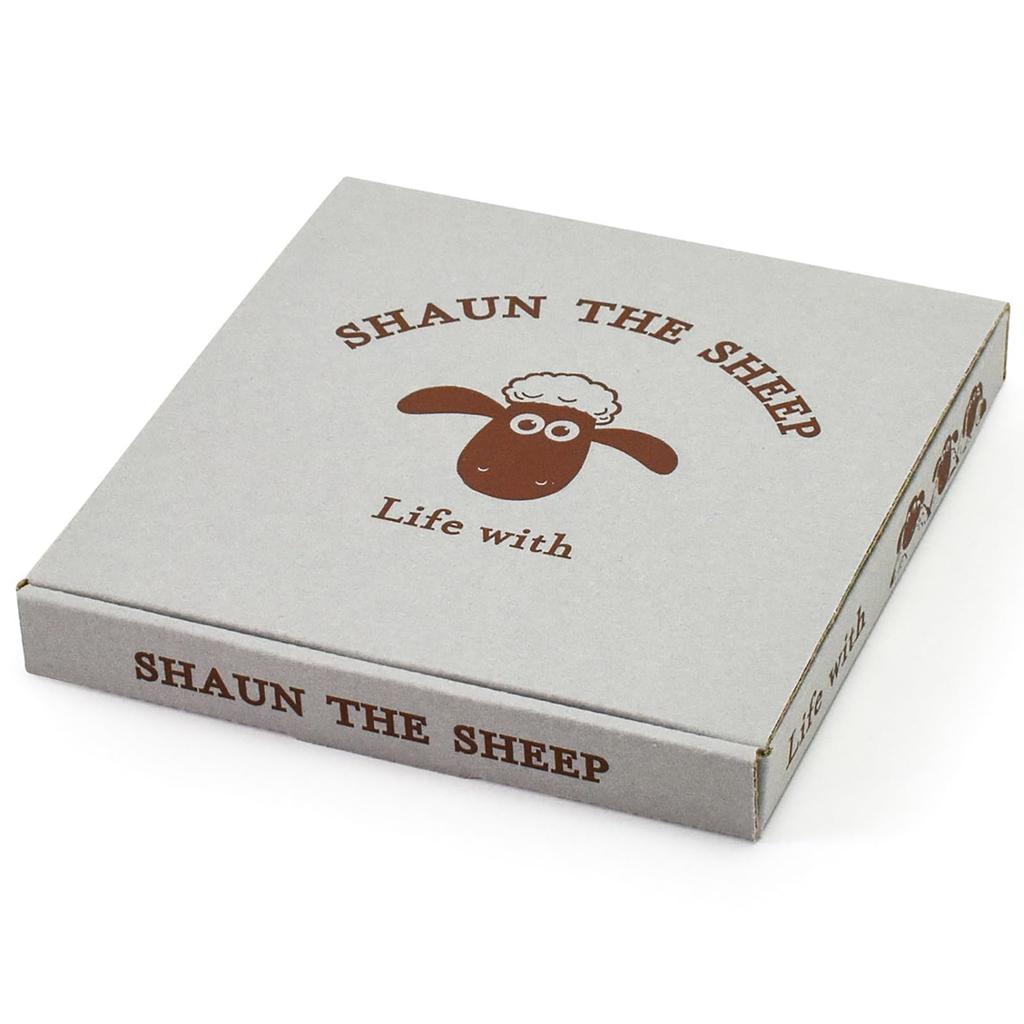 Shaun the Sheep" Plate, Medium, Diameter: Approx. 17cm, "Life with Shaun," Mino Ware, Microwave and Dishwasher Safe, Made In Japan, 246016