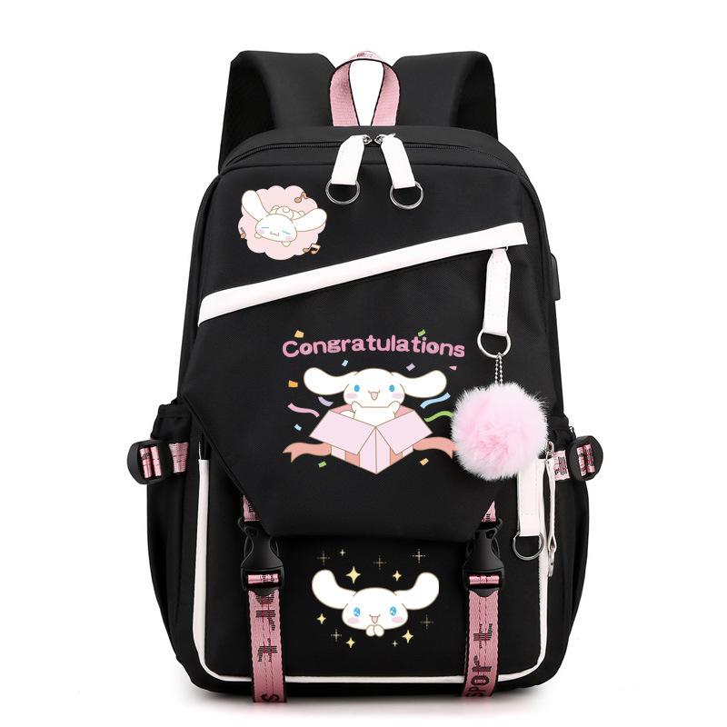 Melody Joint Peripheral Backpack Female Japanese Cute Primary School Students High School Large Capacity Schoolbag