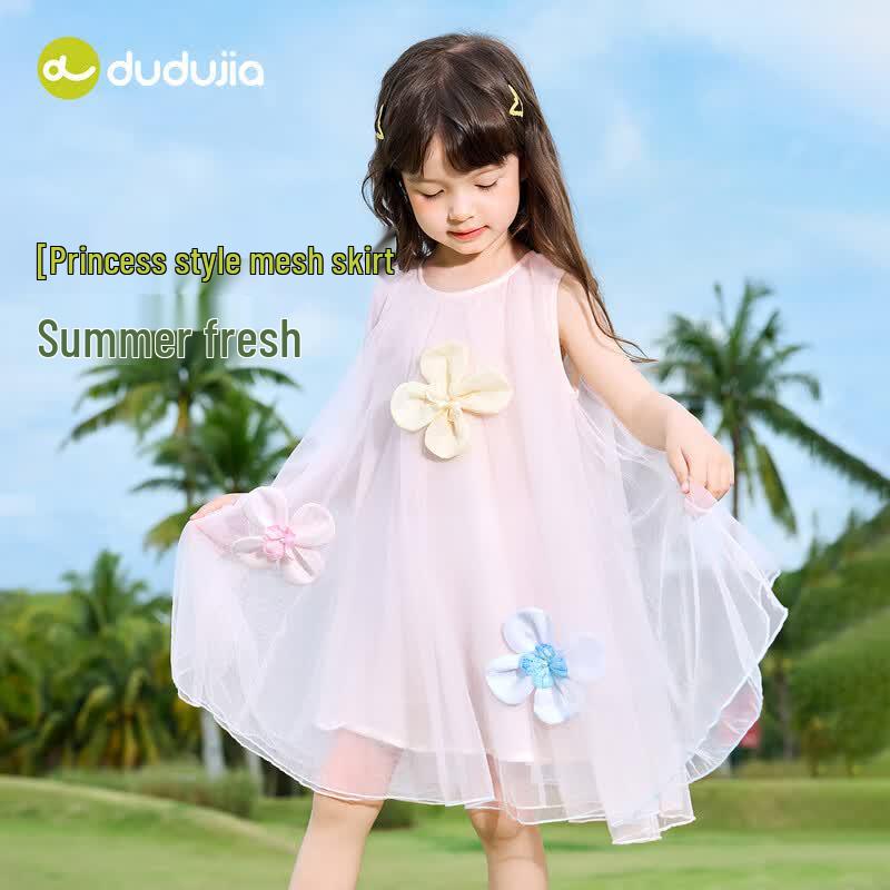 Dudujia Girls  Summer Princess Tulle Dress 140