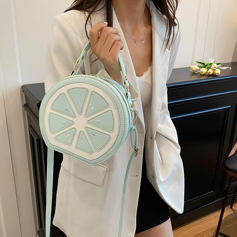 2025 New Academic Fruit Bag Women Japanese Quirky Shoulder Crossbody Creative Phone Case Purse