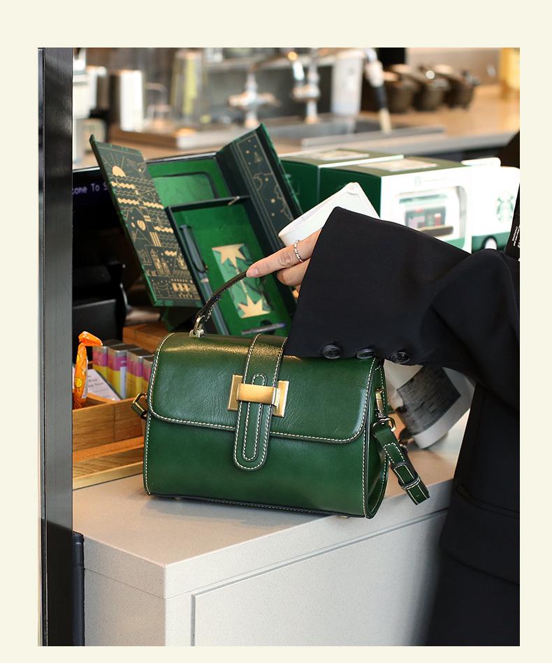 Borsa a Mano Quadrata Mini Retrò Coreana da Donna - 2026 Alla Moda, Borsa a Spalla Versatile