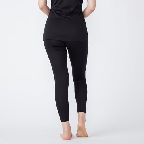 Mizuno Premier Hot Innerwear Breath Thermo Thin Heat-Generating Long Tights for Daily Wear, Women's, Black, Size S (C2JBC812)